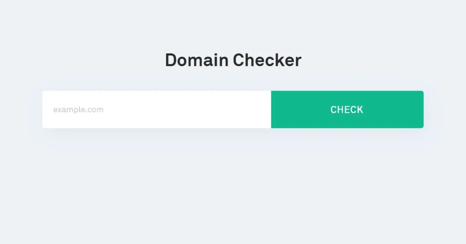Domain Checker